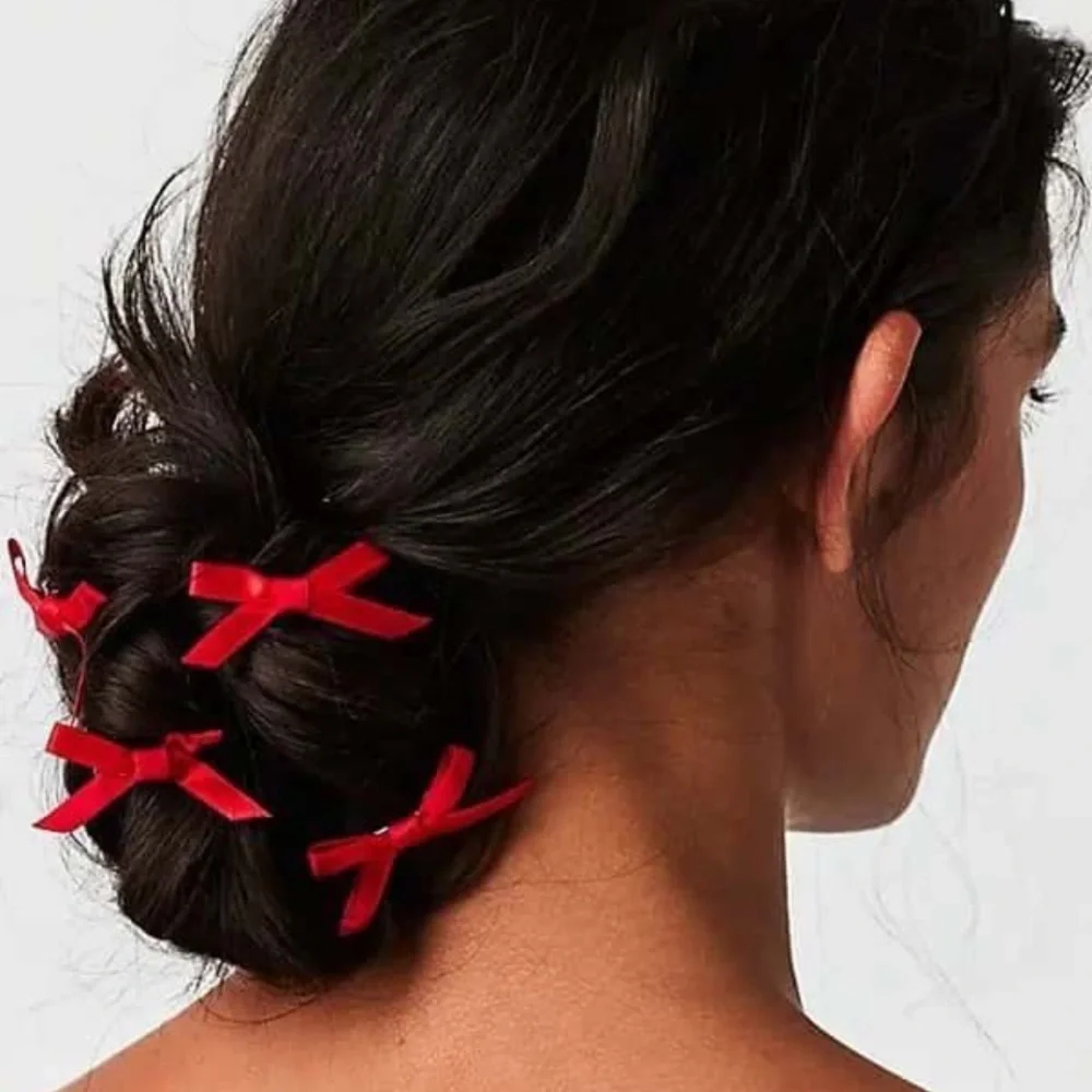 Free People Mini Bow Set NWT